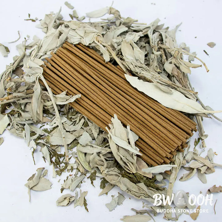 BWOOOH White Sage Incense Purify Healing Meditation California Sage Incense Sticks - About 60Pcs