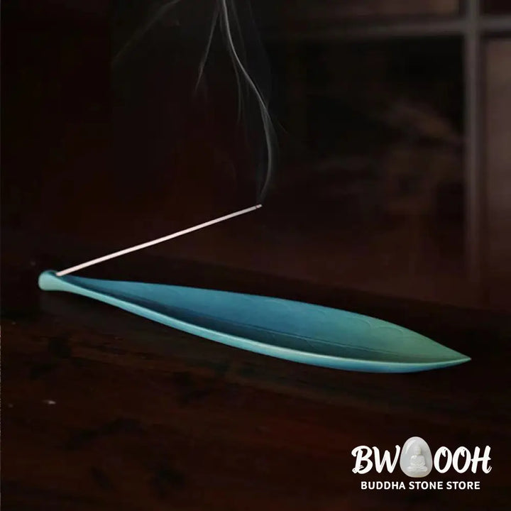 BWOOOH ceramic incense burner - Willow Leaf Healing Ceramic Stick I