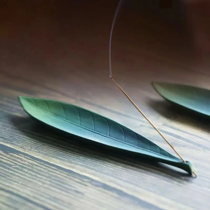 BWOOOH ceramic incense burner - Willow Leaf Healing Ceramic Stick I