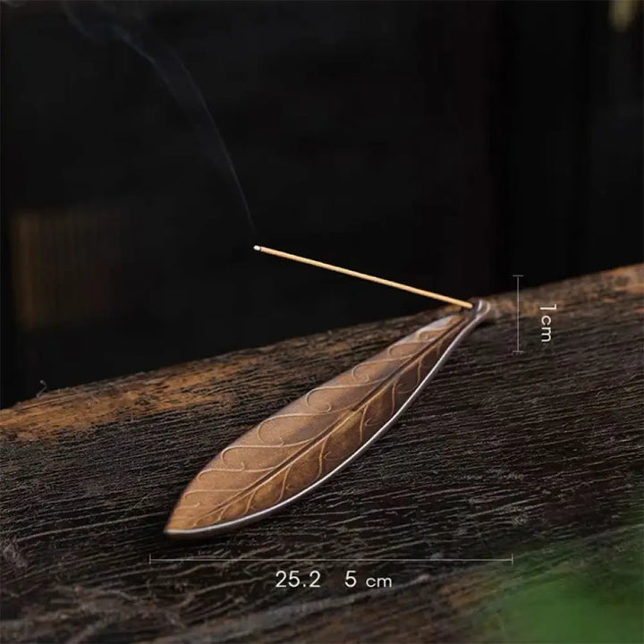 BWOOOH ceramic incense burner - Willow Leaf Healing Ceramic Stick I