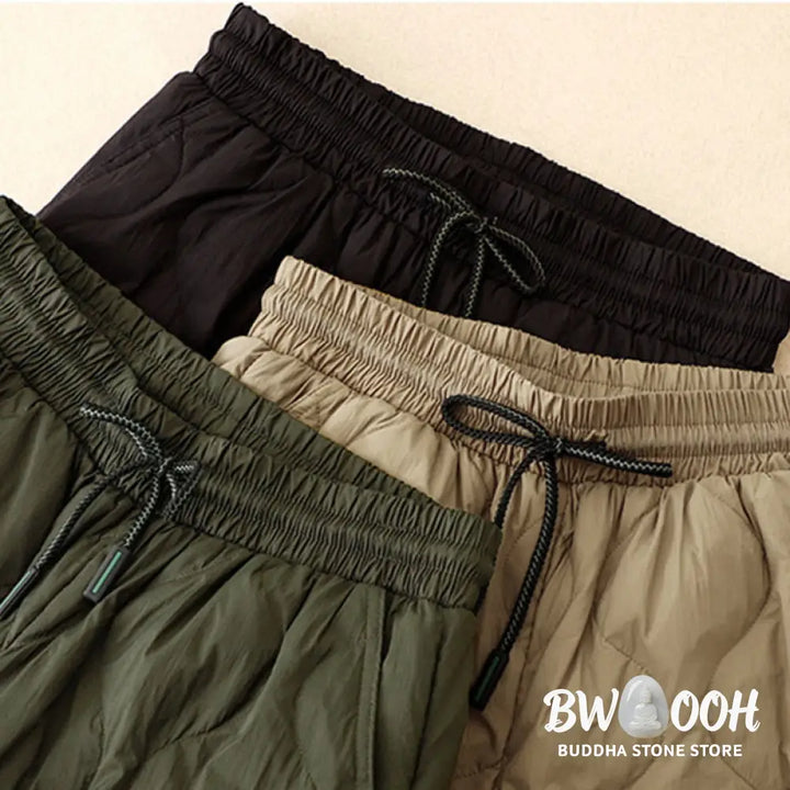 Buddha Stones Winter Curved Lines Warm Women’s Ankle-length Pants With Pockets - Women¡®s Pants