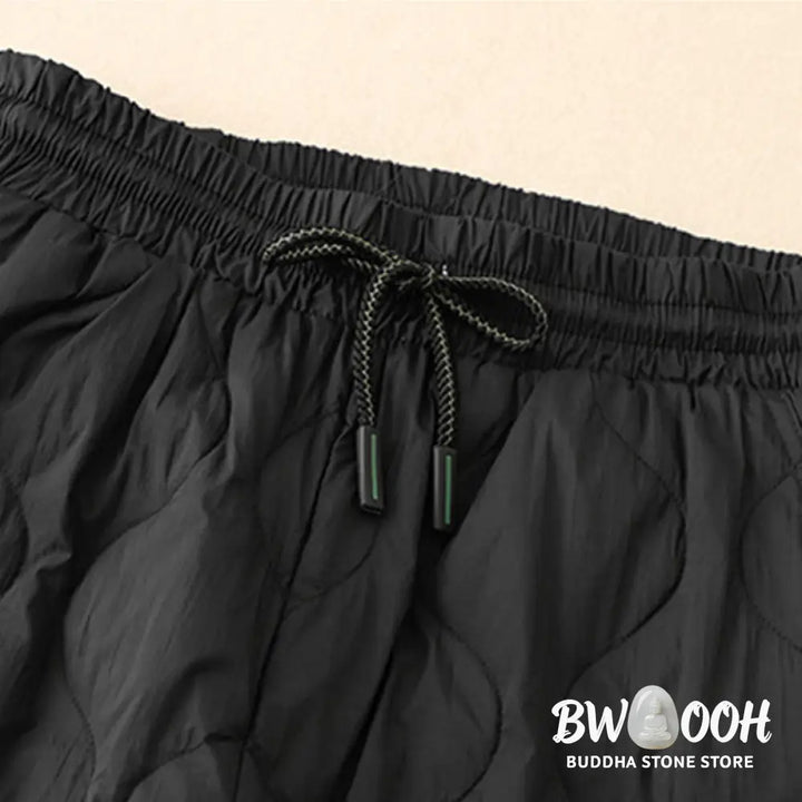 Buddha Stones Winter Curved Lines Warm Women’s Ankle-length Pants With Pockets - Women¡®s Pants