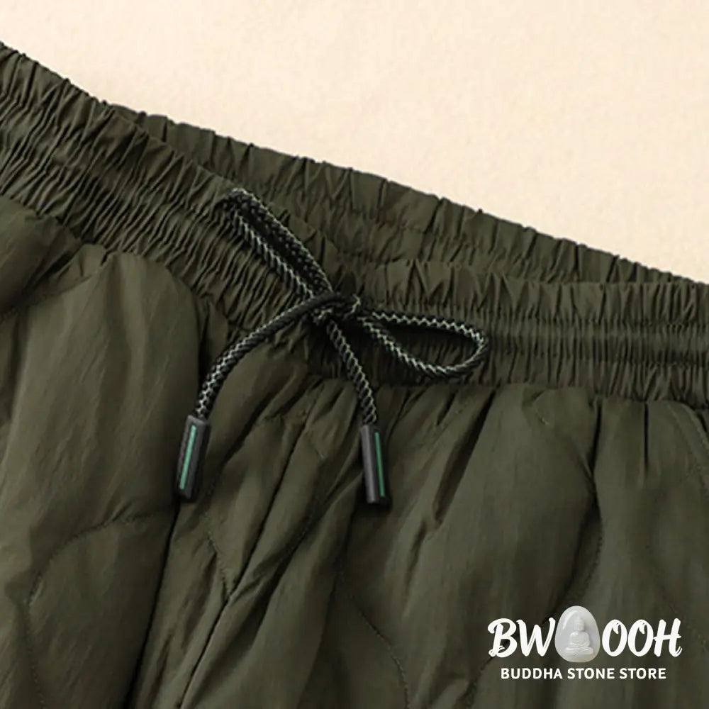 Buddha Stones Winter Curved Lines Warm Women’s Ankle-length Pants With Pockets - Women¡®s Pants