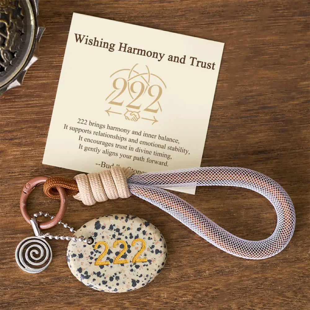 BWOOOH "Wishing Harmony and Trust" 222 Angel Number Natur