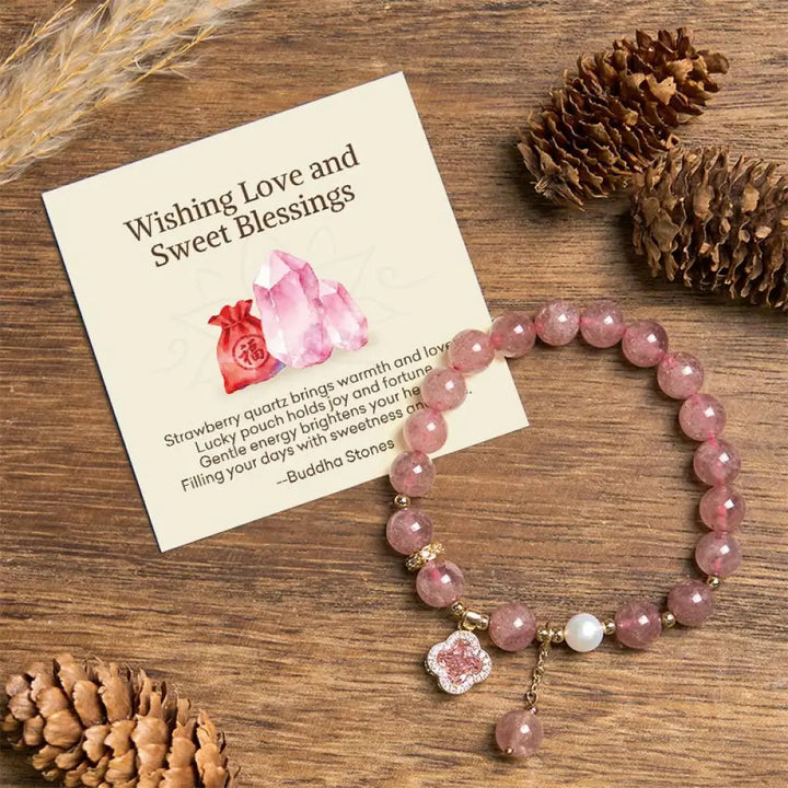 BWOOOH "Wishing Love and Sweet Blessings" Quartz Bracelet