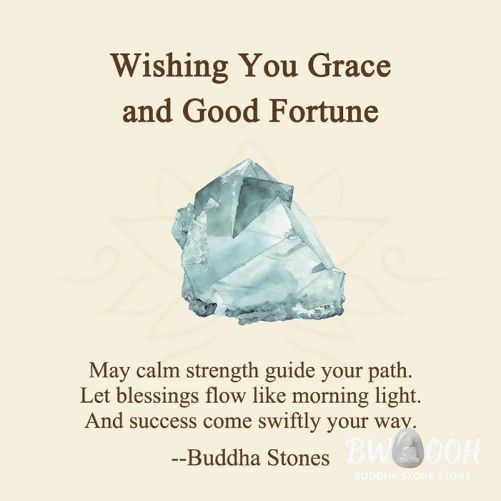 Buddha Stones ’Wishing You Grace and Good Fortune’ Jade Horse Necklace Includes Gift Message Card - BWOOOH - Necklaces