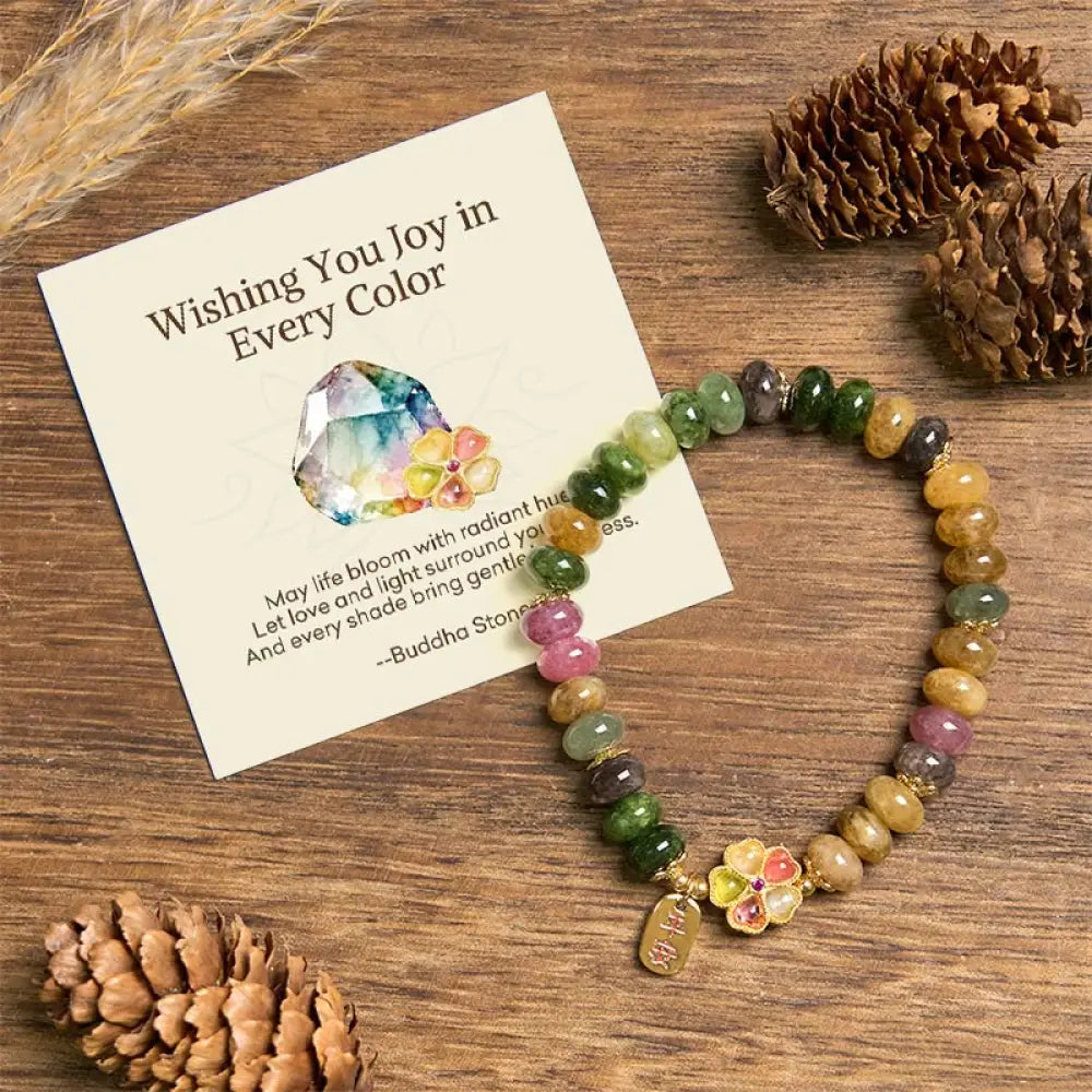BWOOOH "Wishing You Joy in Every Color" Tourmaline Jade B