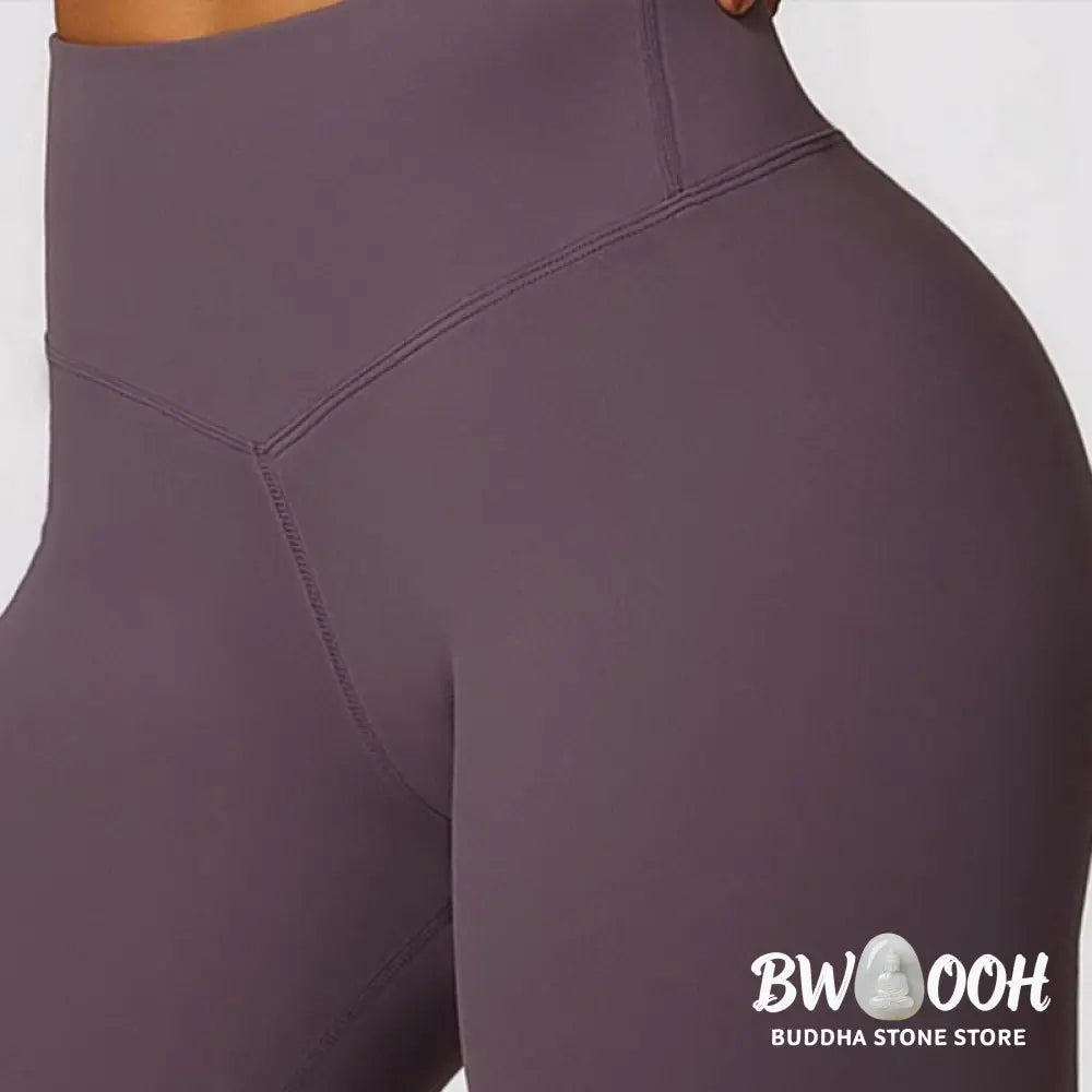 BWOOOH printed yoga leggings - Women Short Sleeve T-Shirt Top High Wais