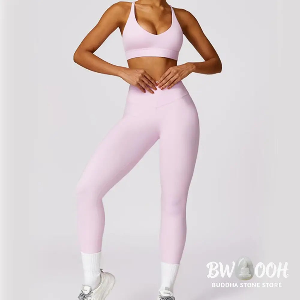 BWOOOH printed yoga leggings - Women Short Sleeve T-Shirt Top High Wais