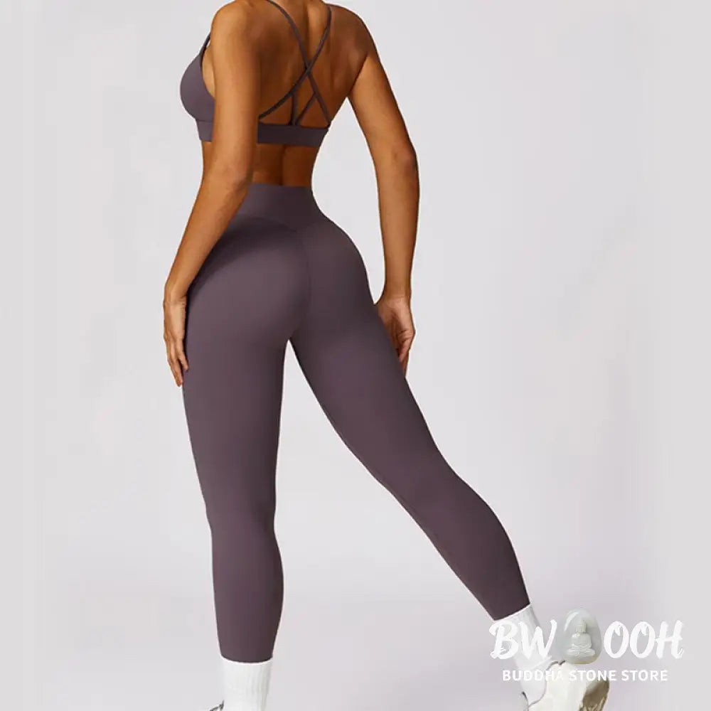BWOOOH printed yoga leggings - Women Short Sleeve T-Shirt Top High Wais