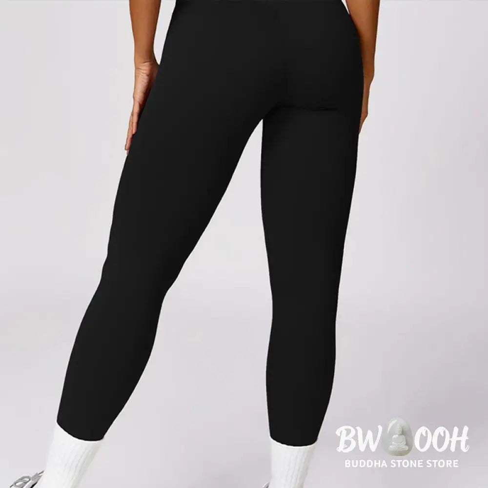 BWOOOH printed yoga leggings - Women Short Sleeve T-Shirt Top High Wais
