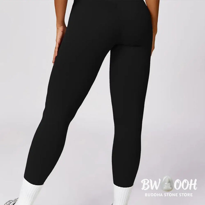 BWOOOH printed yoga leggings - Women Short Sleeve T-Shirt Top High Wais