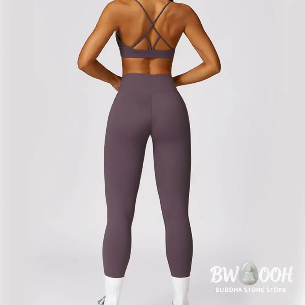 BWOOOH printed yoga leggings - Women Short Sleeve T-Shirt Top High Wais