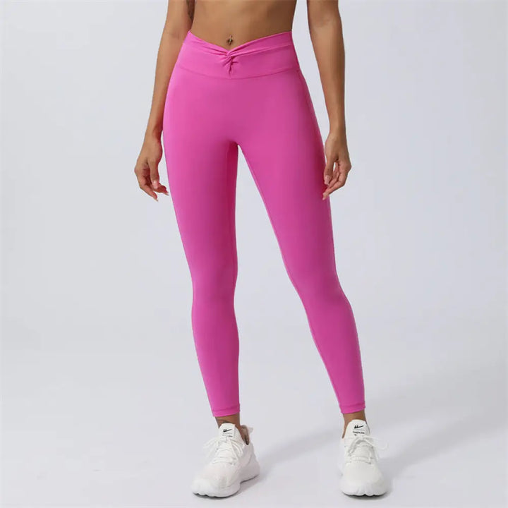 BWOOOH lotus print yoga leggings - Women Workout Long Sleeve Crisscross Bac