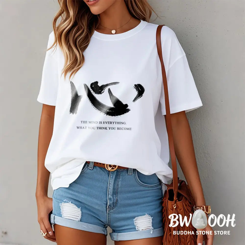 Buddha Stones Xin The Mind Is Everything Tee T-shirt - T-Shirts