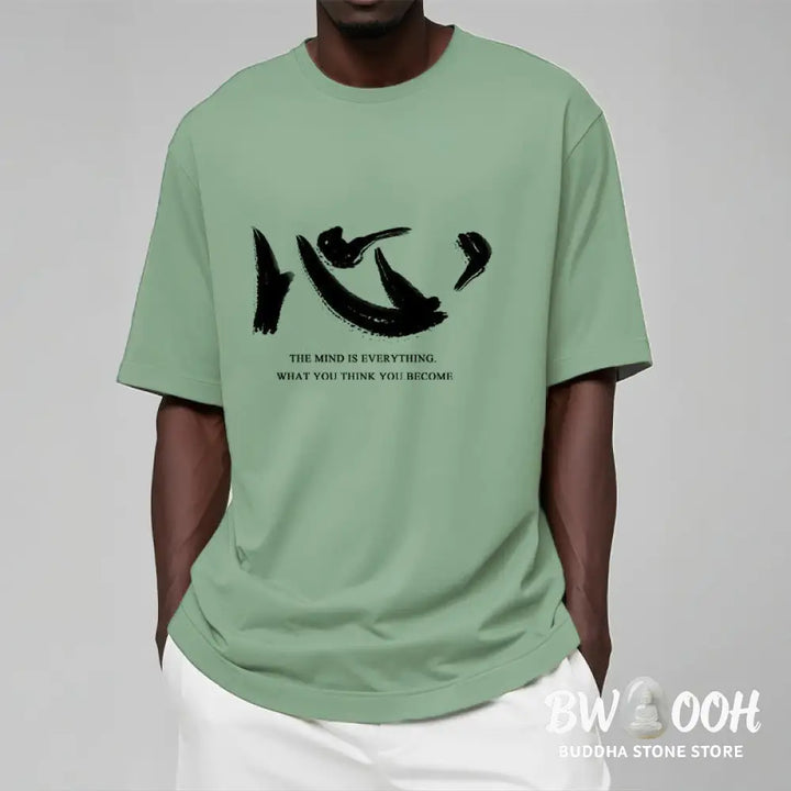 Buddha Stones Xin The Mind Is Everything Tee T-shirt - T-Shirts