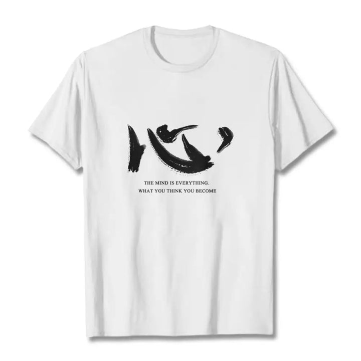 BWOOOH printed yoga pants - Xin The Mind Is Everything Tee T-shirt