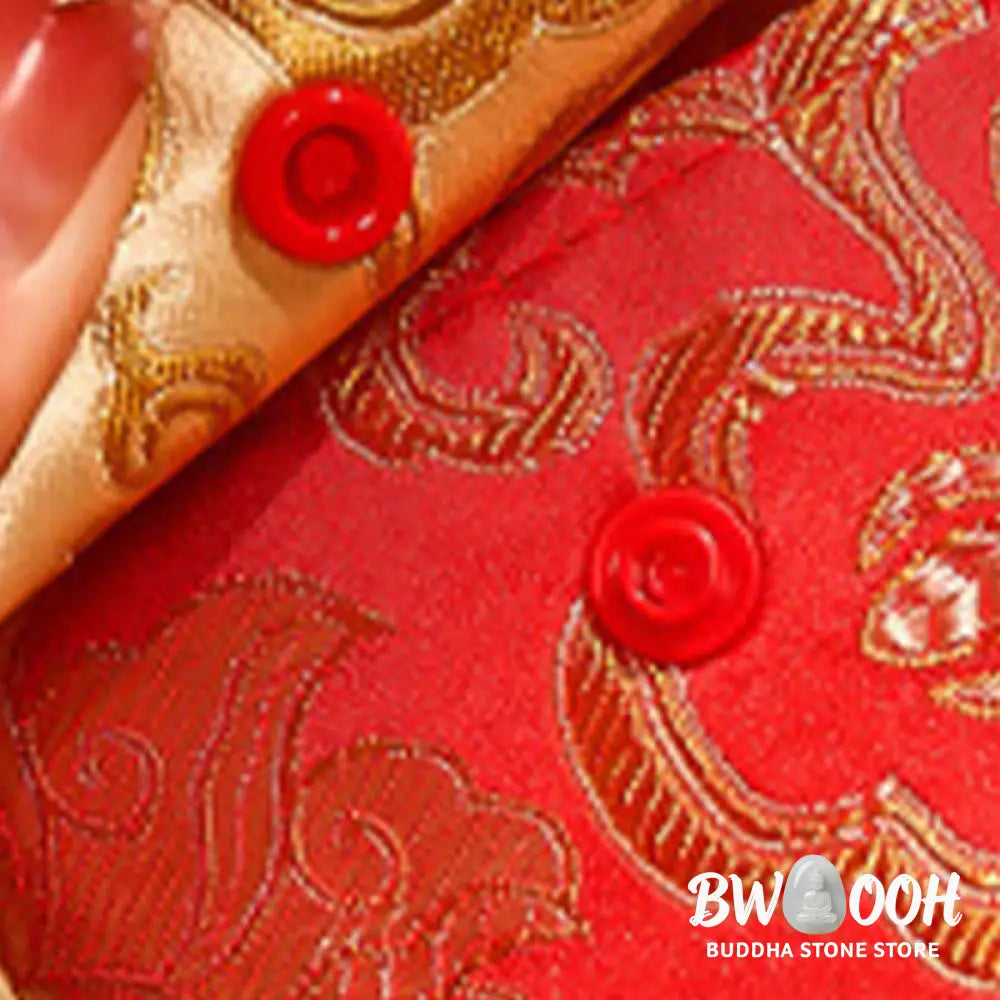 Buddha Stones Year Of The Horse 2026 New Year Fu Character Lucky Embroidery Chinese Red Envelope - Red Envelope