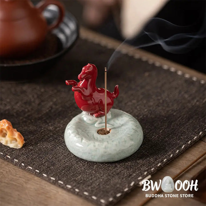 BWOOOH handcrafted incense burner - Year Of The Horse 2026 New Year Hom
