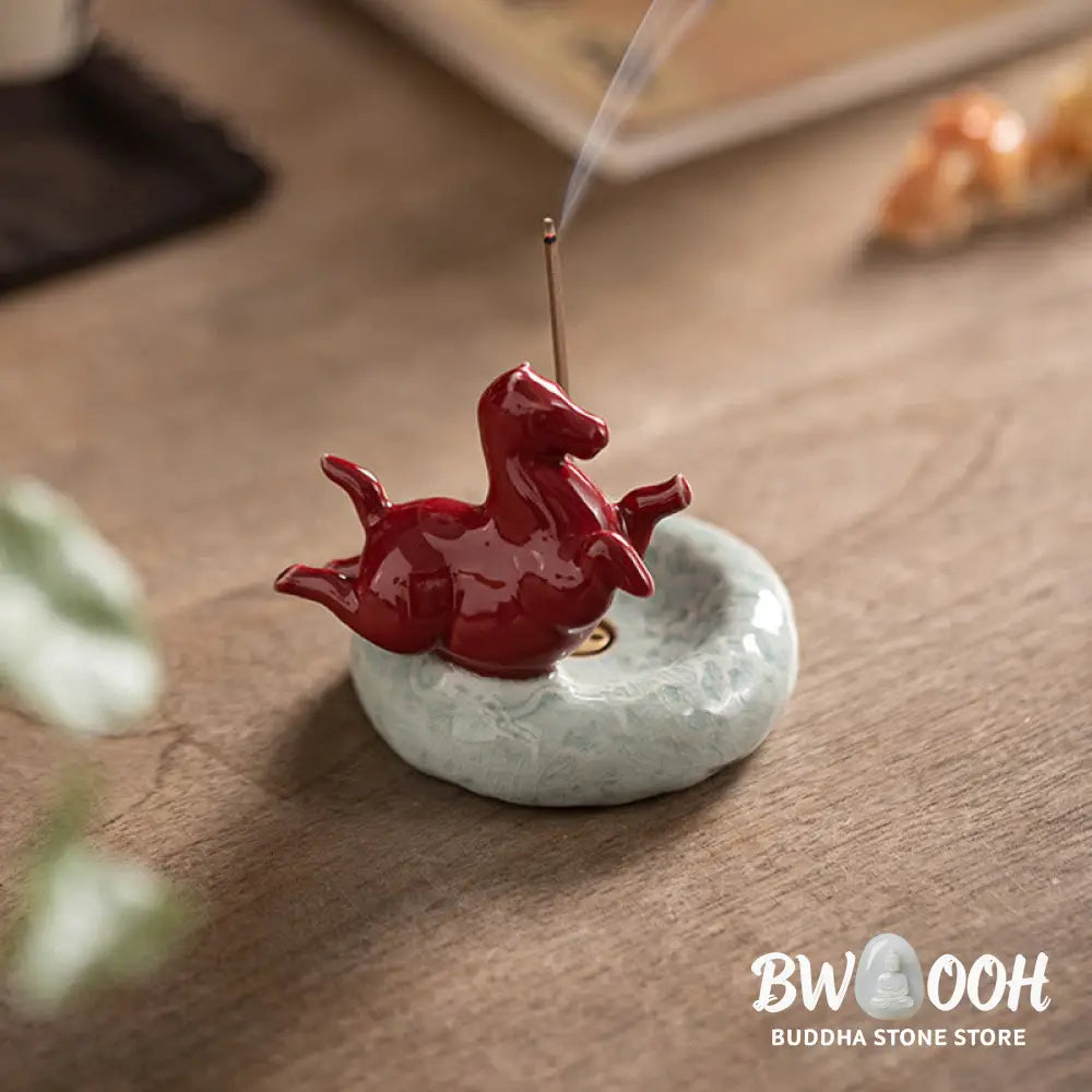 BWOOOH handcrafted incense burner - Year Of The Horse 2026 New Year Hom