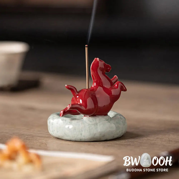 BWOOOH handcrafted incense burner - Year Of The Horse 2026 New Year Hom