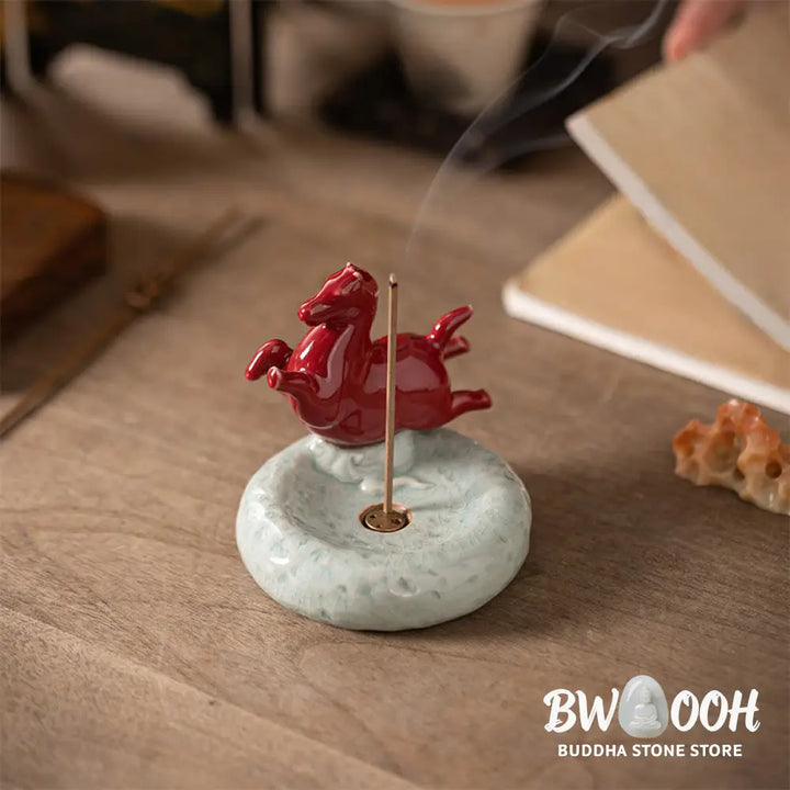 BWOOOH handcrafted incense burner - Year Of The Horse 2026 New Year Hom