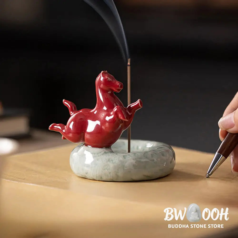 BWOOOH handcrafted incense burner - Year Of The Horse 2026 New Year Hom