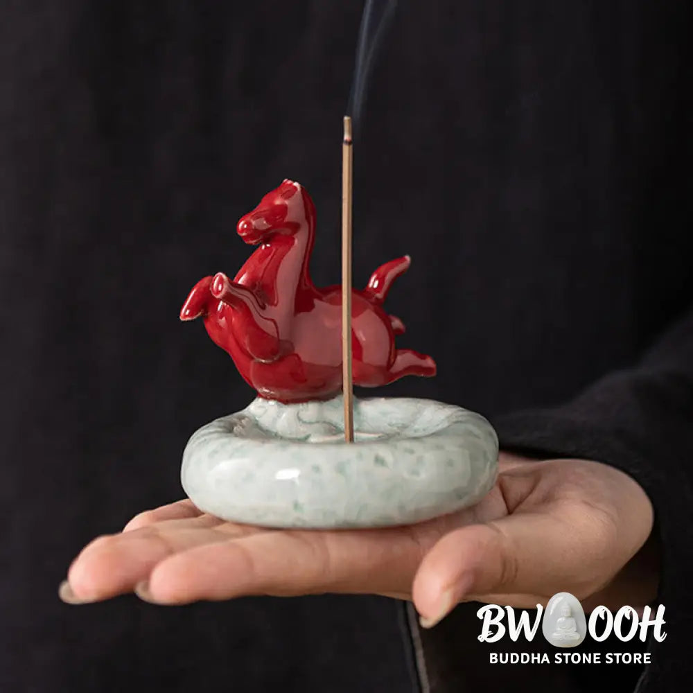 BWOOOH handcrafted incense burner - Year Of The Horse 2026 New Year Hom