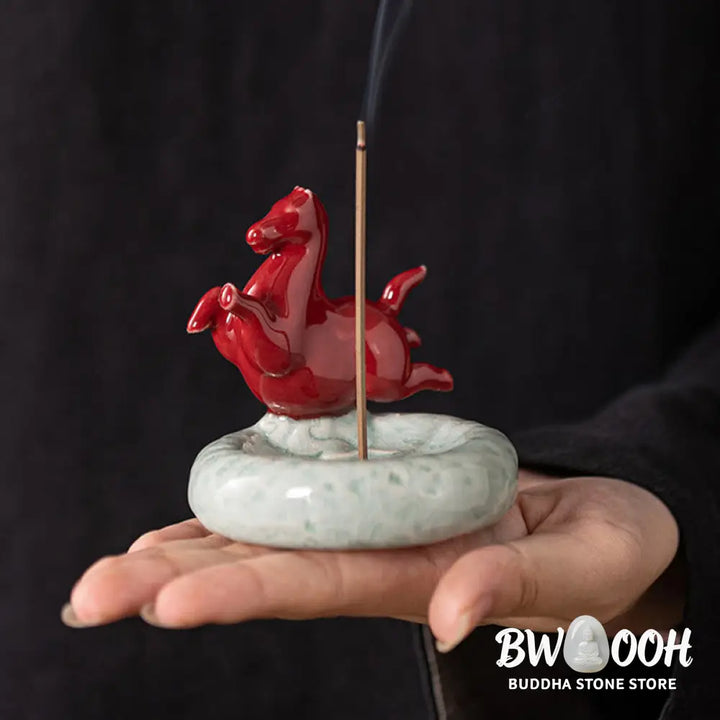 BWOOOH handcrafted incense burner - Year Of The Horse 2026 New Year Hom