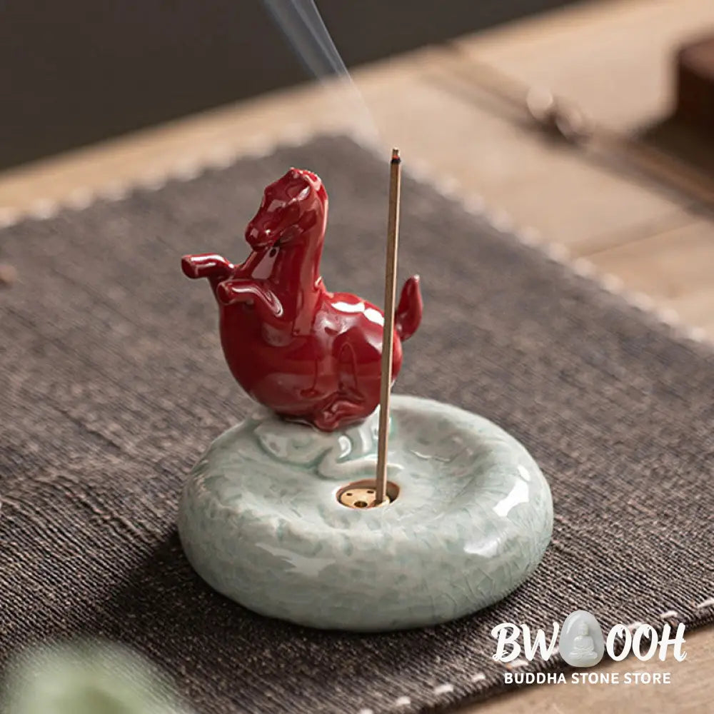 BWOOOH handcrafted incense burner - Year Of The Horse 2026 New Year Hom