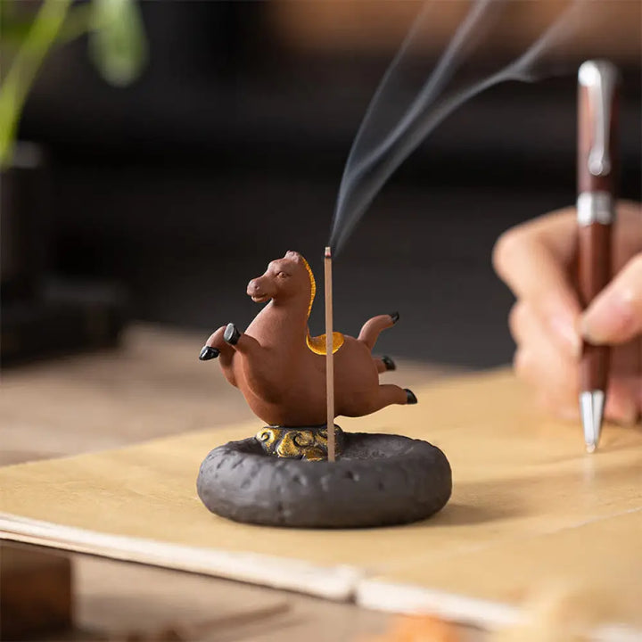 BWOOOH handcrafted incense burner - Year Of The Horse 2026 New Year Hom