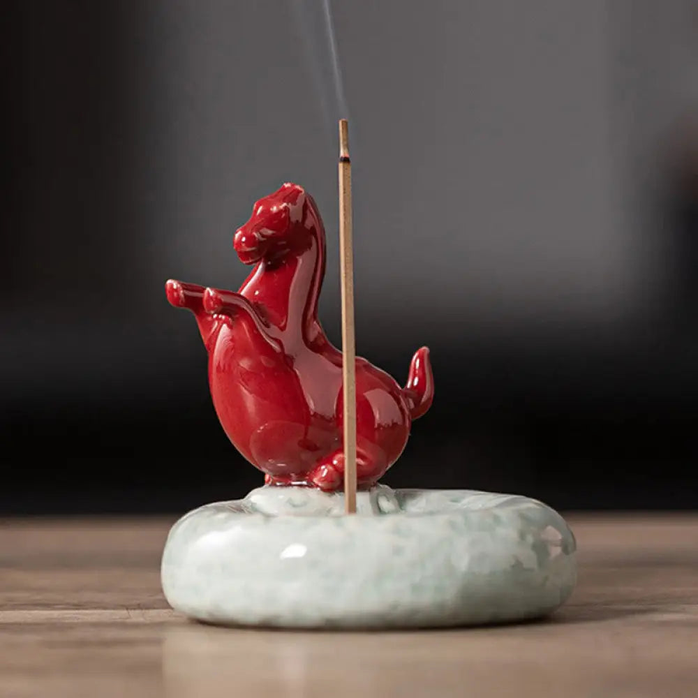 BWOOOH handcrafted incense burner - Year Of The Horse 2026 New Year Hom
