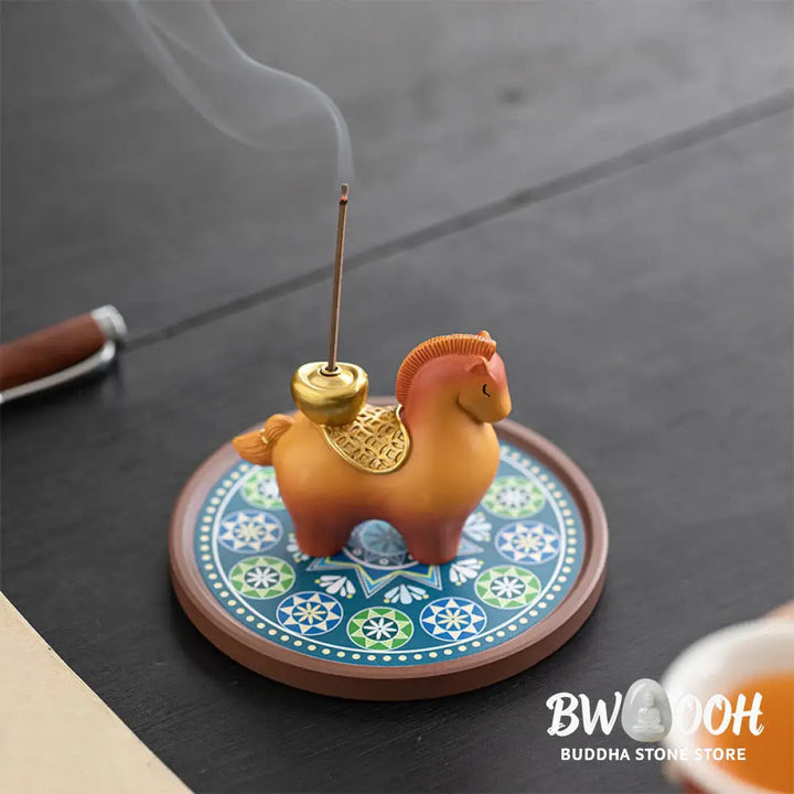 BWOOOH handcrafted incense burner - Year Of The Horse 2026 New Year Ing