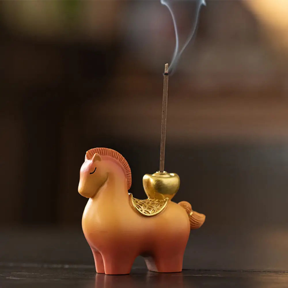 BWOOOH handcrafted incense burner - Year Of The Horse 2026 New Year Ing
