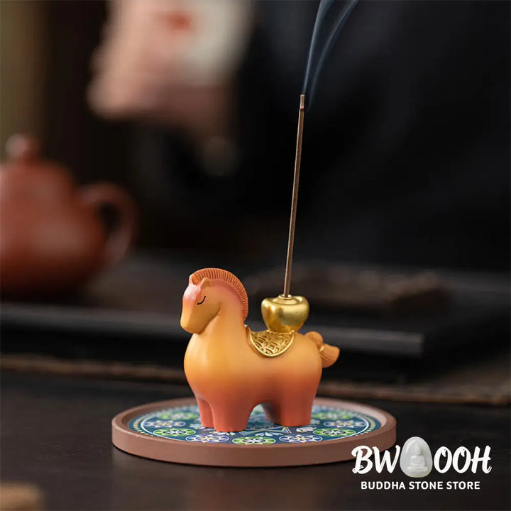 BWOOOH handcrafted incense burner - Year Of The Horse 2026 New Year Ing