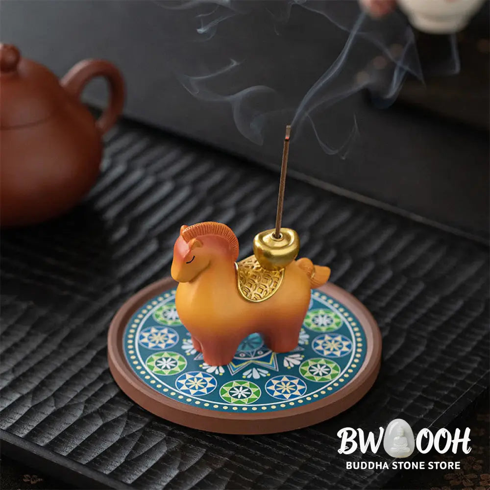BWOOOH handcrafted incense burner - Year Of The Horse 2026 New Year Ing