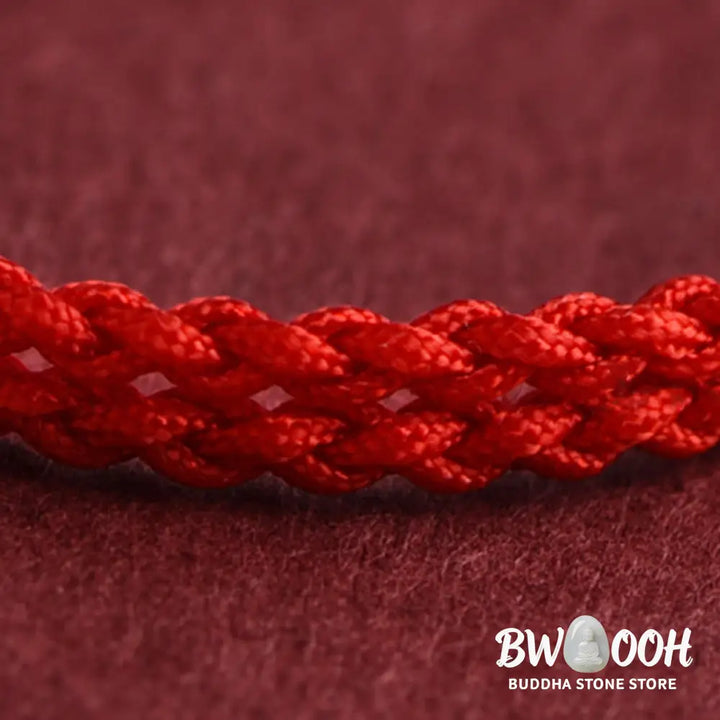 Buddha Stones Year of the Horse 999 Sterling Silver Copper Coins Luck Rope Braided Bracelet Anklet - Bracelet Anklet