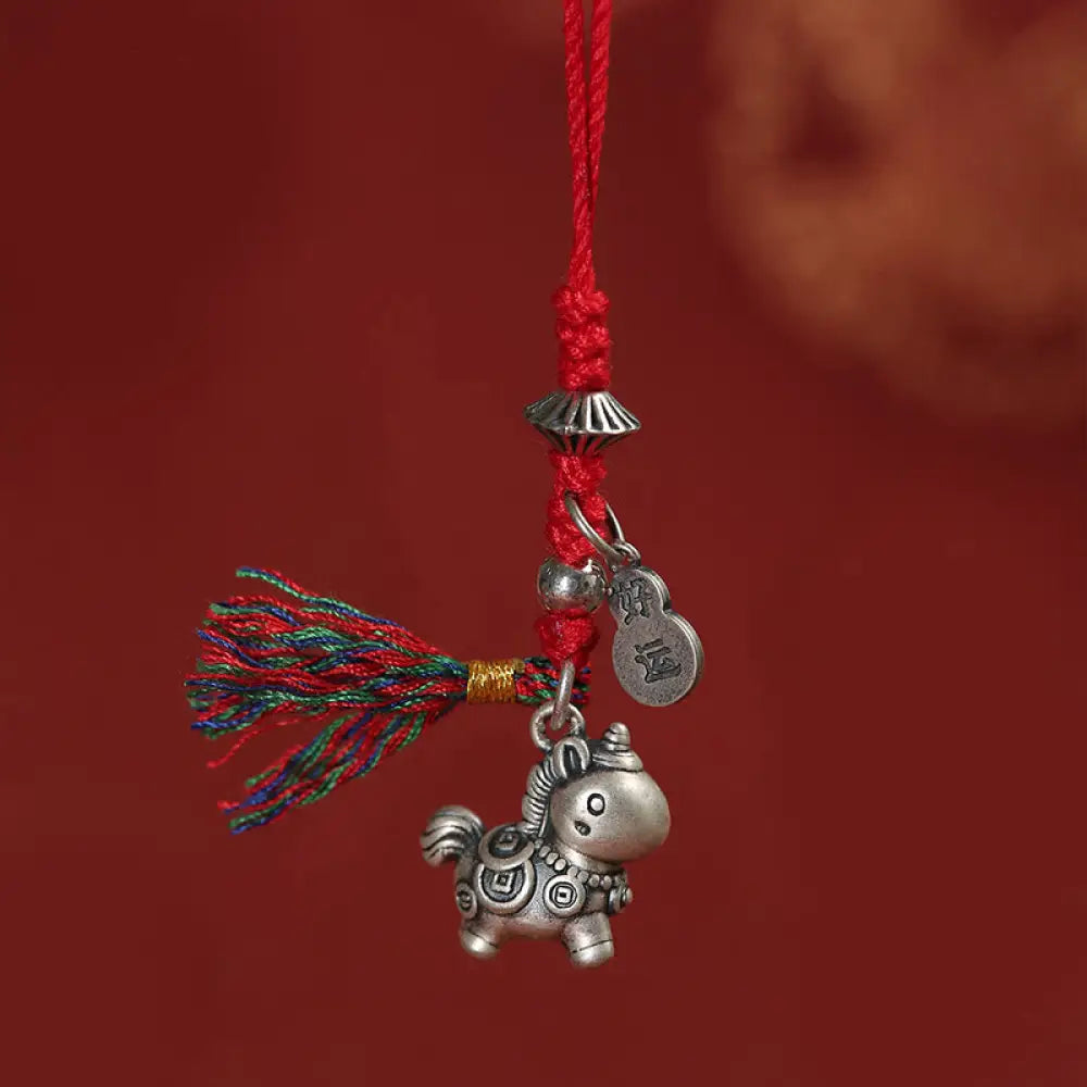 BWOOOH Year of the Horse 999 Sterling Silver Good Luck Co