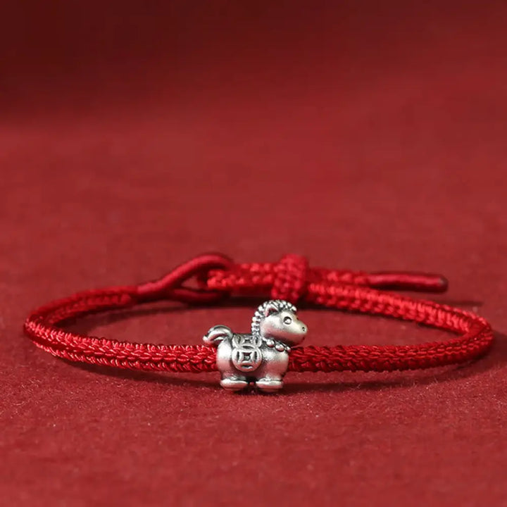 BWOOOH Year of the Horse 999 Sterling Silver Red String C