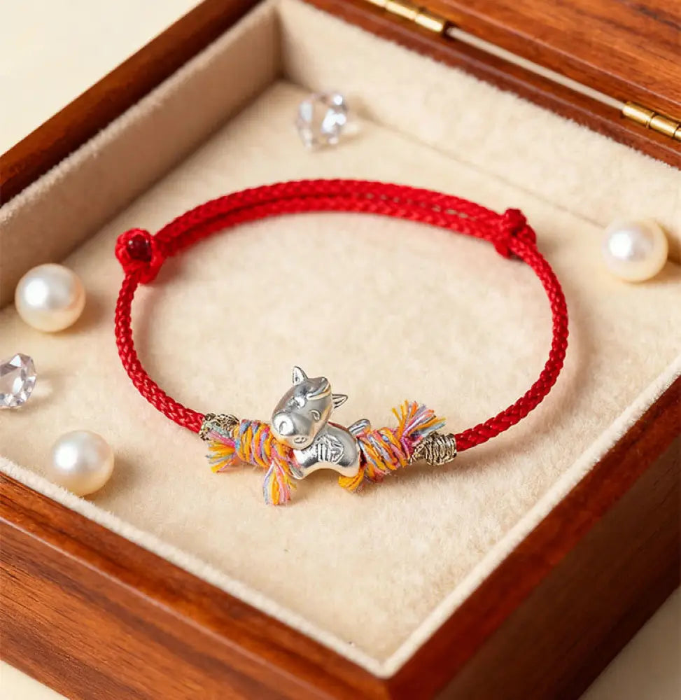 BWOOOH Year of the Horse 999 Sterling Silver Winged Horse