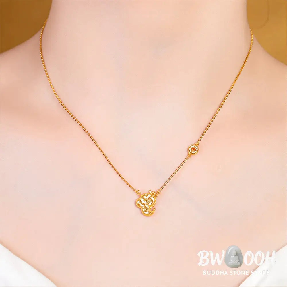 Buddha Stones Year Of The Horse Chinese Zodiac 925 Sterling Silver Coin Design Blessing Chain Necklace Pendants
