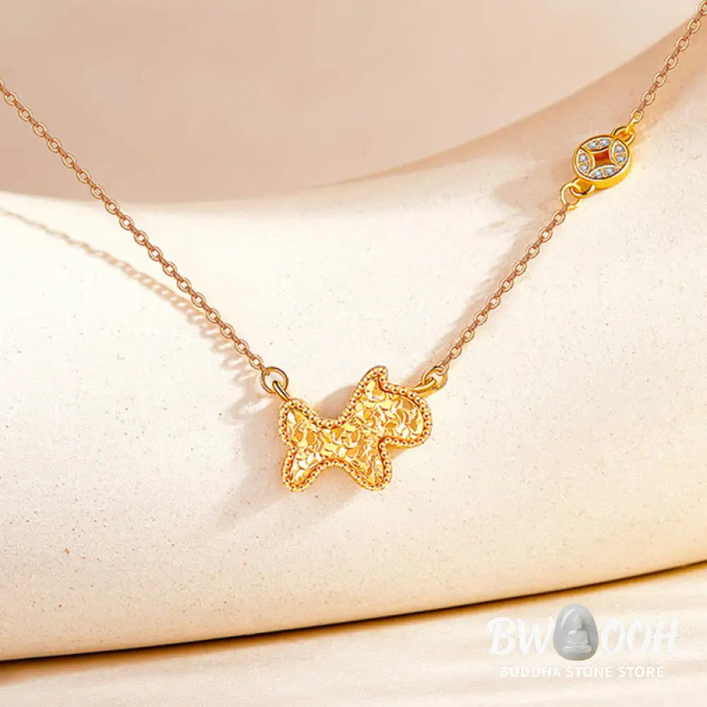 Buddha Stones Year Of The Horse Chinese Zodiac 925 Sterling Silver Coin Design Blessing Chain Necklace Pendants