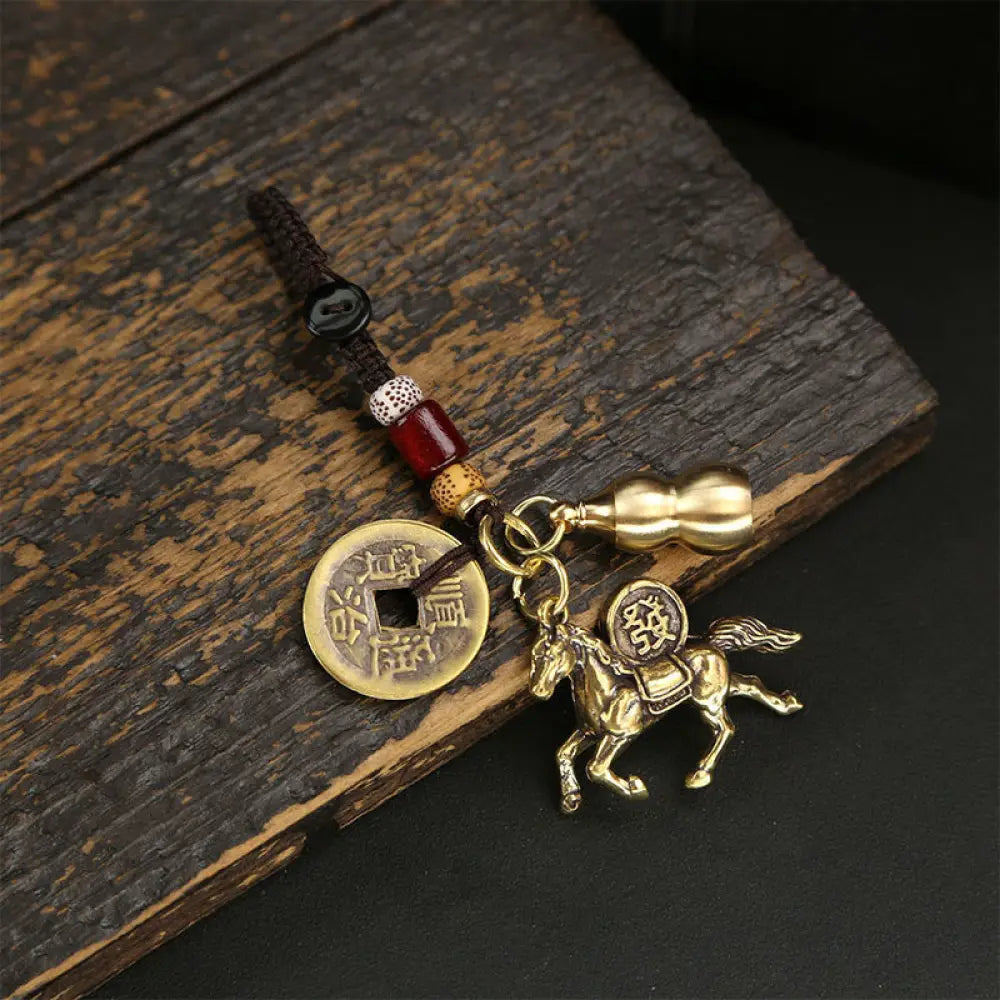BWOOOH Year Of The Horse Copper Brass Five-emperor Coins 