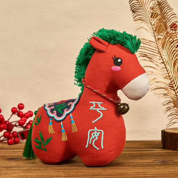 BWOOOH copper Buddha statue - Year of the Horse Copper Red String
