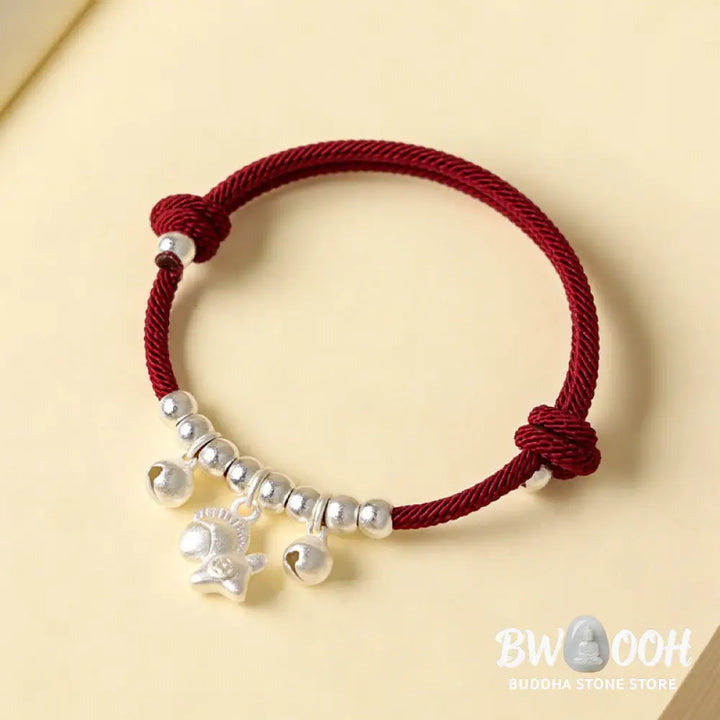 Buddha Stones Year Of The Horse Multiple Horse Styles Rope Luck Strength Adjustable Bracelet - Bracelet
