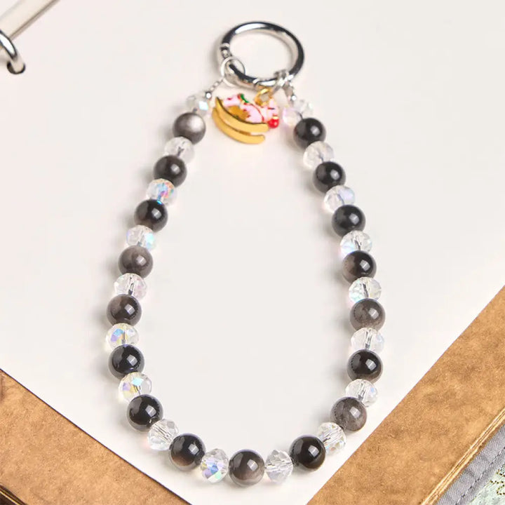 BWOOOH Year of the Horse Silver Sheen Obsidian Protection