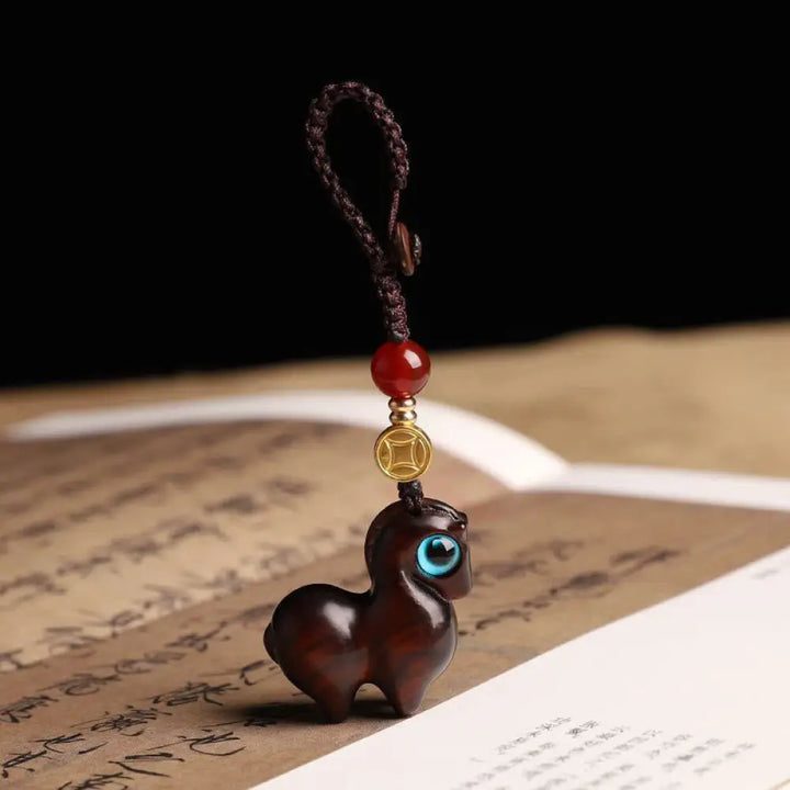 BWOOOH Year of the Horse Small Leaf Red Sandalwood Calm K