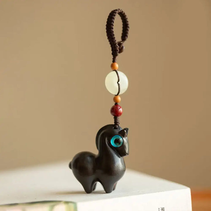 BWOOOH Year of the Horse Small Leaf Red Sandalwood Green 