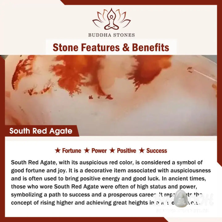 Buddha Stones Year Of The Horse South Red Agate Success Bracelet - Bracelet