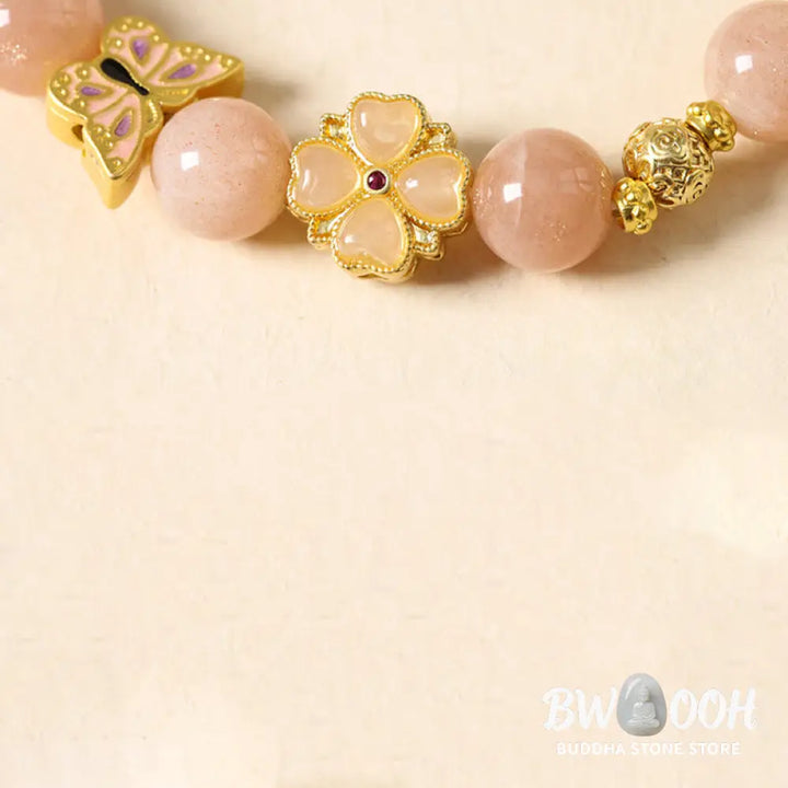 Buddha Stones Year Of The Horse South Red Agate Sun Stone Tourmaline Success Bracelet - Bracelet